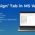 Design Tab in MS Word