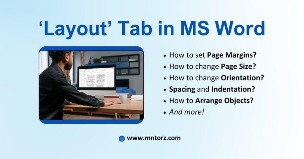 Layout Tab in MS Word