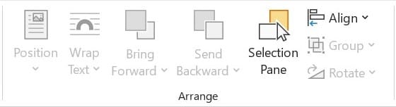 Arrange Section